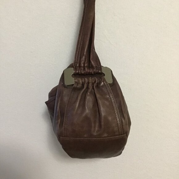 B Makowsky Genuine Leather Hobo Bag - Picture 6 of 13